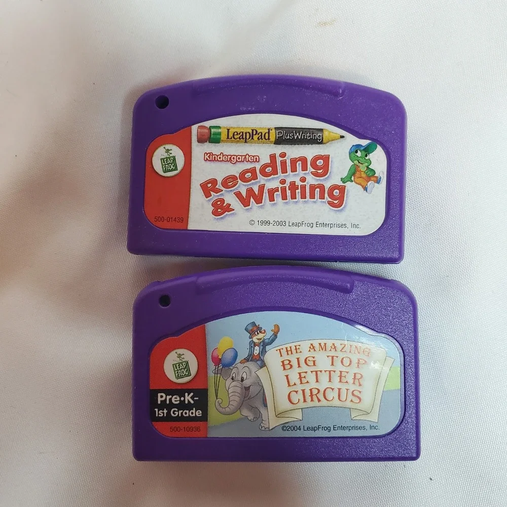 LeapFrog LeapPad Plus Writing Cartridges Reading Writing Big Top Letter Circus